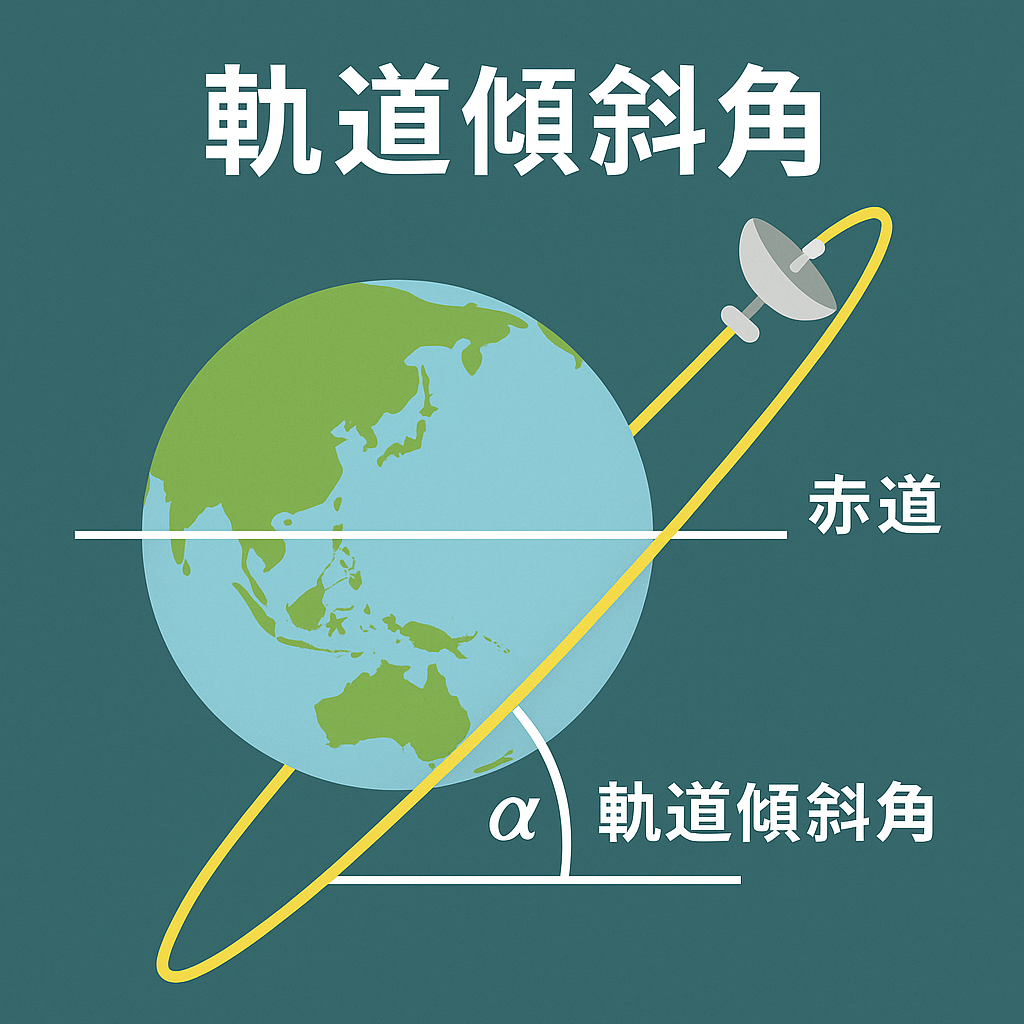 軌道傾斜角の説明